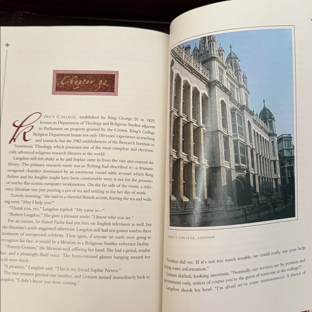 The DaVinci Code by Dan Brown Hardcover Novel Special Illustrated Edition